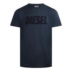 Diesel Mens T Diegor Big Logo T-Shirt / Total Eclipse
